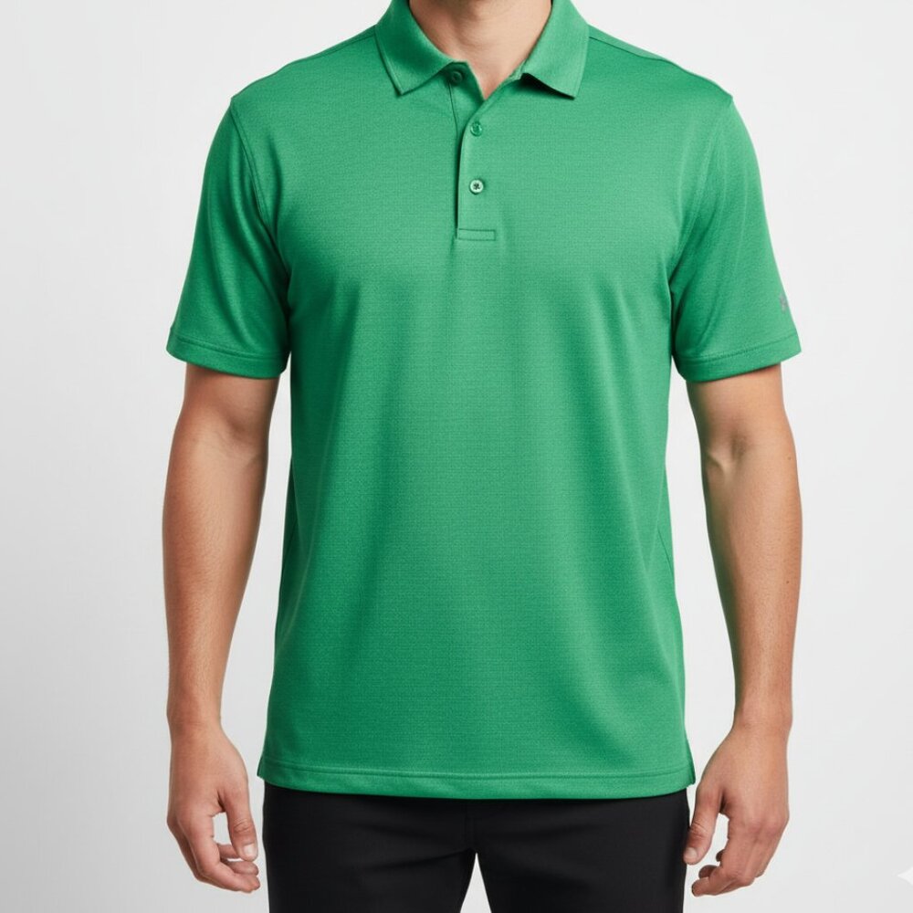 NWT Under Armour Green Performance‎ Polo Shirt Loose Fit – Men’s L